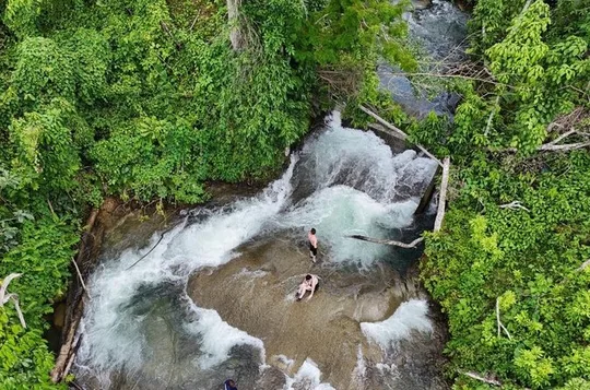 Hidden Waterfalls, Bird Sanctuary & Bamboo Rafting combo package