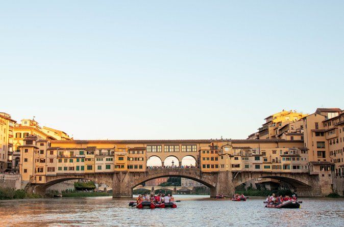 Soft Rafting in Florence under the Pontevecchio Arches