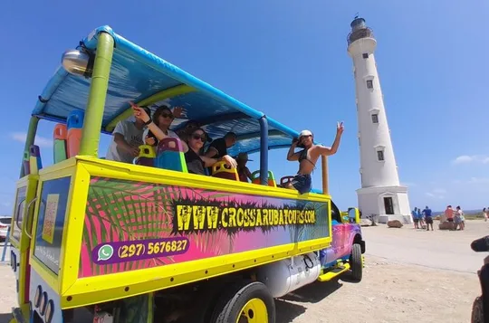 Aruba Half-Day Full Island Safari Adventure with Baby Beach Swim