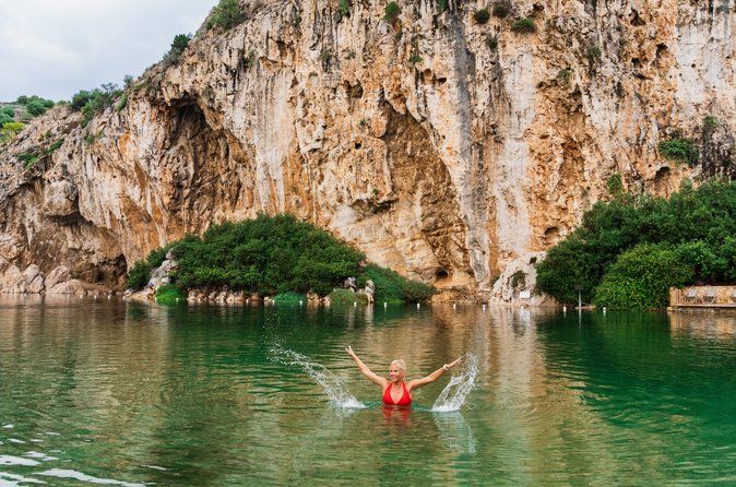 Thermal Lake Vouliagmeni and Beach Private Tour in Athens
