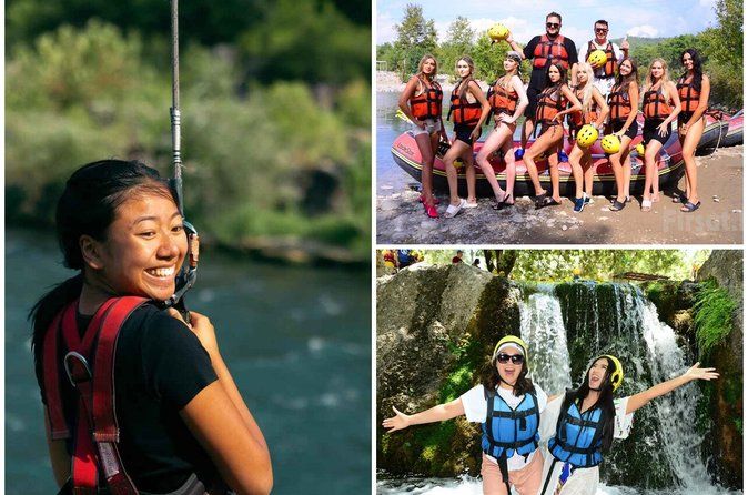 Antalya Quad, Buggy, Rafting & Zipline Tour w/Lunch & Transfer