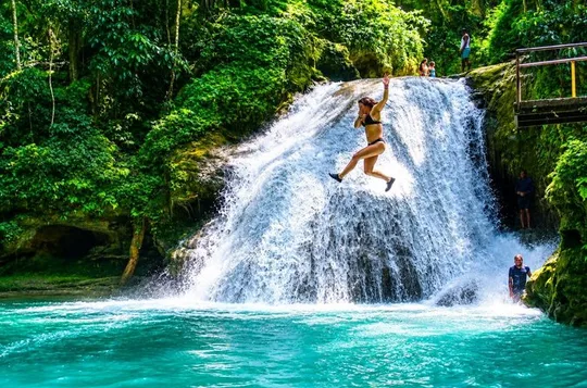 Horseback Ride & Swim/ Blue Hole Adventure Combo Jamaica