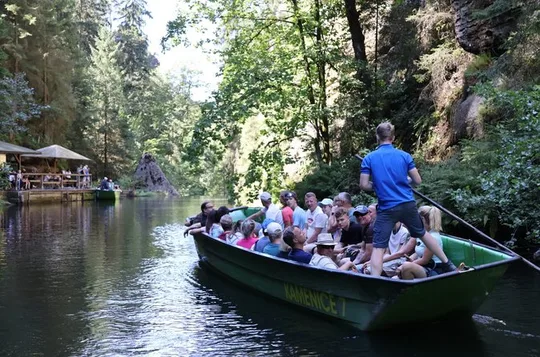 From Dresden: Bastei Bridge, Gorge Boat & Narnia Rocks Tour