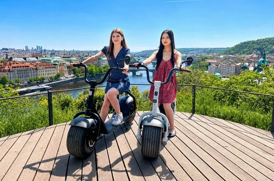 Prague Fat Tire or Regular Scooter City Tour