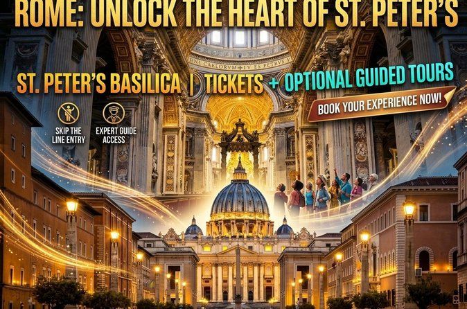 St.Peter's Basilica & Dome Guided Tour with Priority entrance
