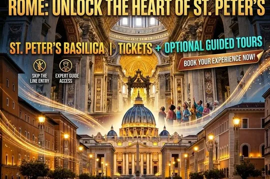 St.Peter's Basilica & Dome Guided Tour with Priority entrance