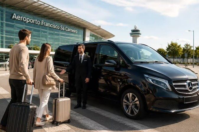 Porto Airport Private Mercedes Transfer to Porto & Gaia Hotels