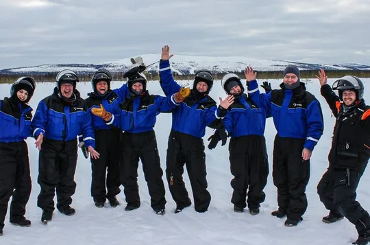 3 Hour Snowmobile Safari Around Levi with Coffee Break