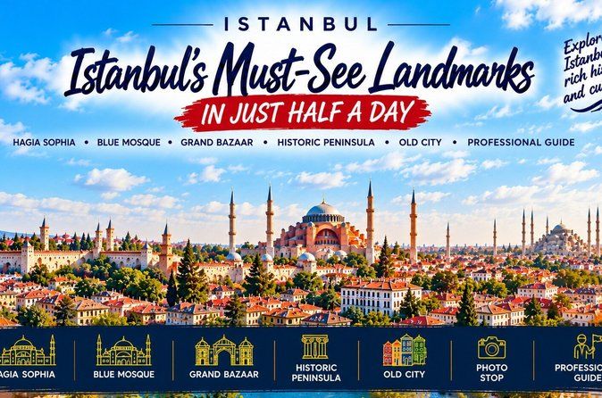 Istanbul: Hagia Sophia & Blue Mosque Guided & Small-Group Tour