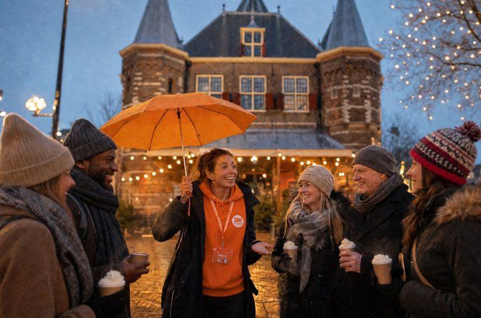 Amsterdam Light Festival Winter Walk with Stroopwafel Tasting