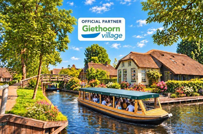 Amsterdam: Giethoorn Fairytale Village Tour & Local Canal Cruise