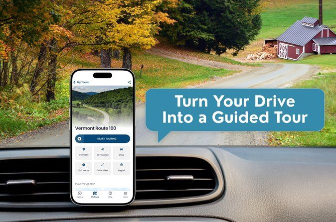 Vermont RT 100 App-Guided Driving Audio Tour