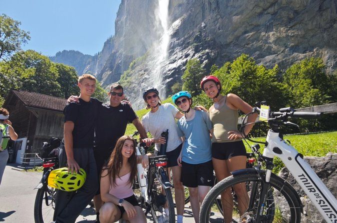 Lauterbrunnen and Trummelbach Waterfalls E-bike Tour Swiss Picnic