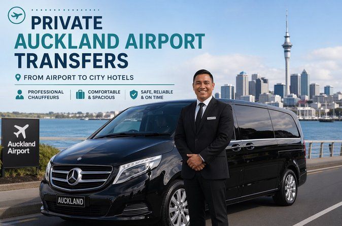 Private Auckland Airport Transfer: to/from City Hotels in Minivan