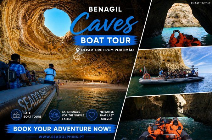 Benagil Caves Boat Tour from Portimão – Small Group