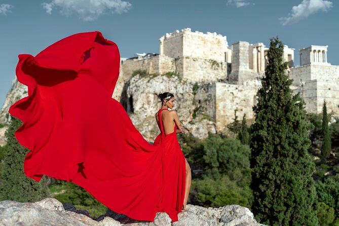 Athens: Flying Dress Photoshoot "Happy Birthday Package"