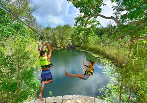Discover and Descend on the Hidden Xenotes Tour From Cancun
