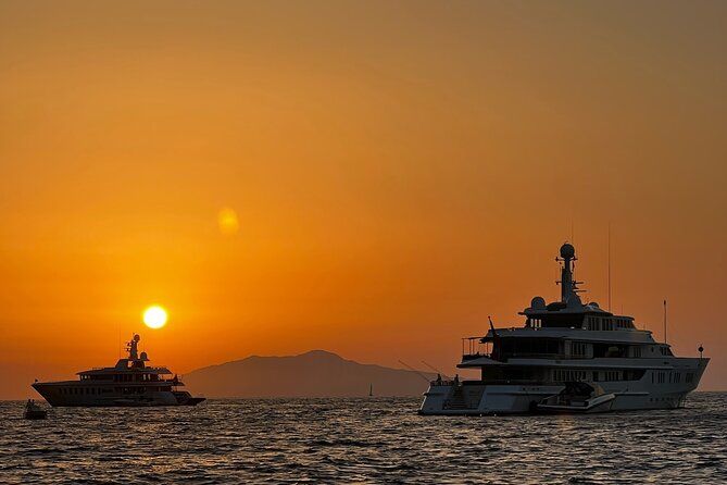 Capri Sunset Cruise, with Prosecco, Faraglioni Views & Swim Stops