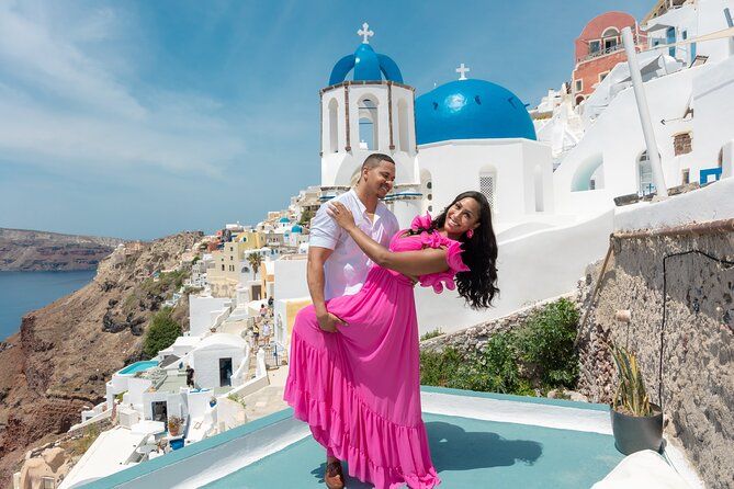 Professional Photoshoot at Oia Village Santorini