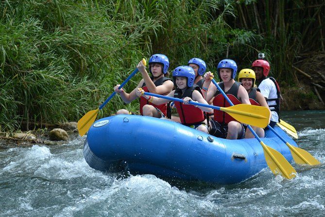 River Rapids Inflatable Rafting and Beach Adventure