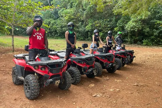 Private Half-Day Tour ATV's and Rick's Cafe with Pickup