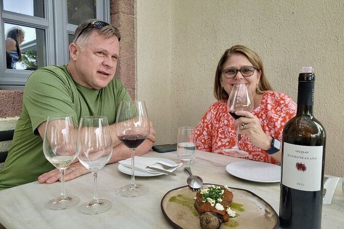 Santorini Private Wine Tasting Tour with Greek Lunch