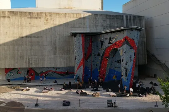 Guided Rock Climbing Beneath Lisbon's 25 de Abril Bridge