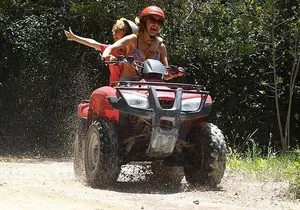 ATV Circuit in Cancun, Horseback Riding, Zip Lines, Cenote, lunch