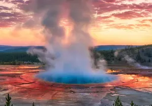 Small Group Yellowstone&Grand Teton 4-Day Tour w/2 Night Cabins