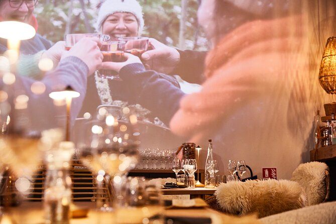 Immersive cellar tour-tasting-Christmas meal 100% immersive