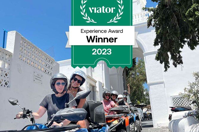 10 Years Santorini ATV/Quad Experience Tour- FREE Transportation