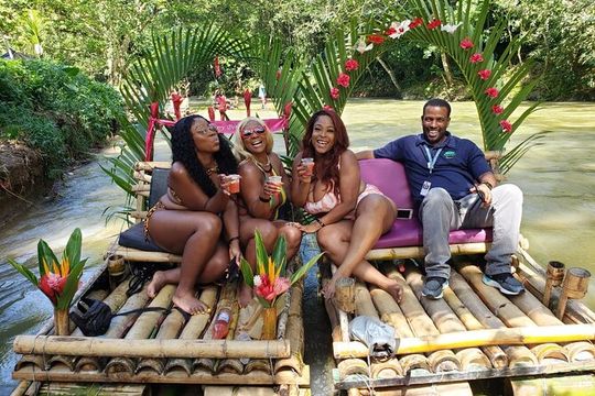 Montego Bay Bamboo River Rafting Limestone Foot Massage