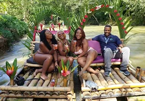 Montego Bay Bamboo River Rafting Limestone Foot Massage