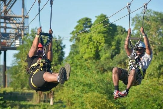Zipline Canopy, Horseback Ride and Catamaran Cruise Experience
