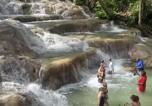 Exclusive Dunns River Falls And Blue Hole Excursion + Shopping