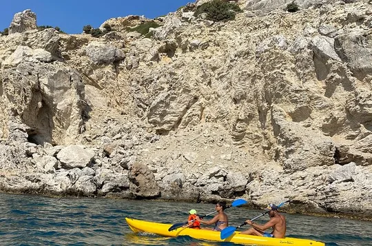 Kayaking at Traounou Caves