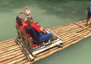 Jamaica Martha Brae Bamboo Rafting with Bus Transportation