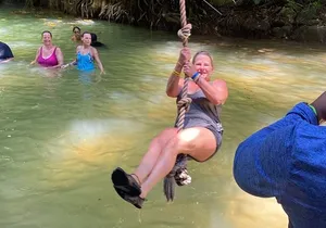 Private YS Falls and Zipline Tour from Montego Bay