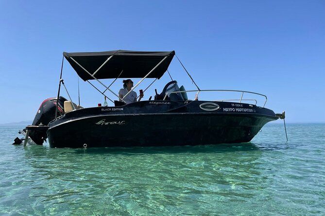 Zakynthos Private Tour in Black Elegance Luxury Speedboat
