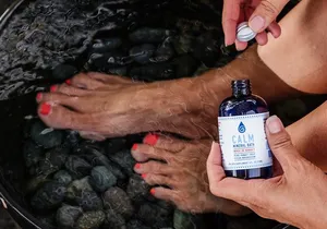 Deep Ocean Water Foot Soak in Kailua Kona
