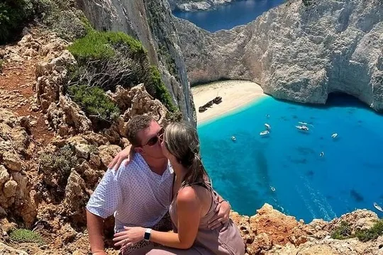 Zakynthos Shipwreck &Blue Caves Tour Max 9 Guests & Drone Footage