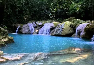 Blue Hole and Dunn’s River Falls Tour with Lunch and Cocktails at Reggae Hill