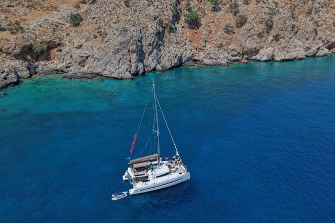 Panormo: Luxury Catamaran Cruise with Lunch & Open Bar