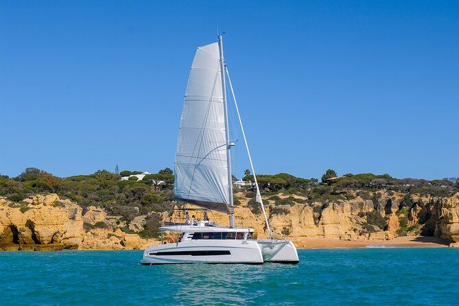 Albufeira: Algarve Half Day Private Catamaran Charter