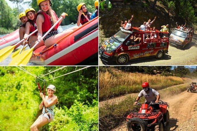 Side / Manavgat : Combo Rafting, Buggy & Jeep & Zipline(4 in 1)