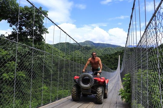 Full Zip Line Tour + Mules + Jorullo Bridge