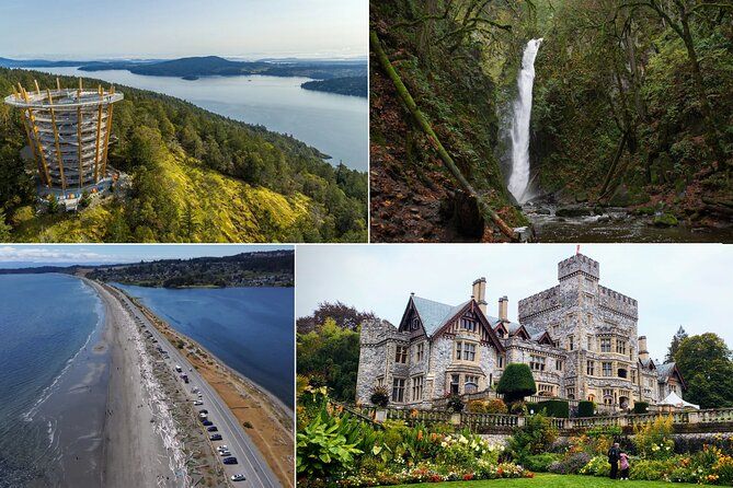 Victoria Malahat Skywalk, Waterfall Canyon, Lagoon Picnic, Castle