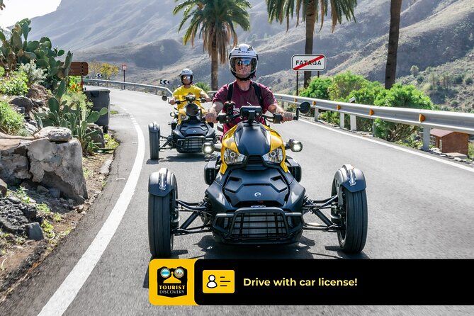 Can-am Ryker three wheels tricycle Mountain Tour (Maspalomas)