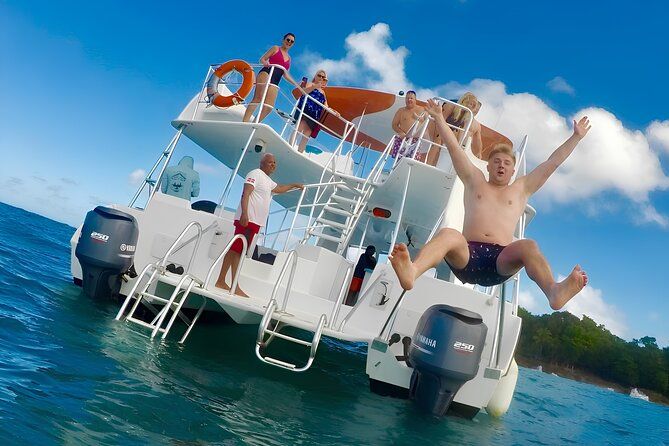 Sunset Party Boat Excursion with Lunch Drinks + Pick Up and DJ