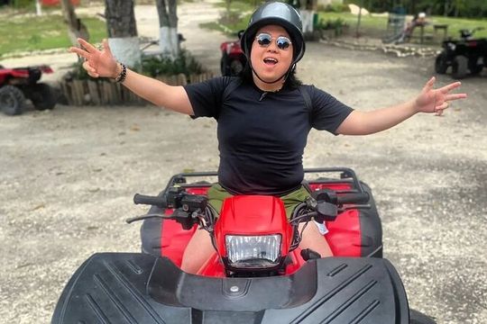 Great River Bamboo Rafting with Limestone Foot Massage and ATV from Montego Bay